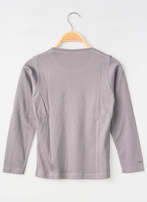 T-shirt gris MA LOCOMOTION garçon