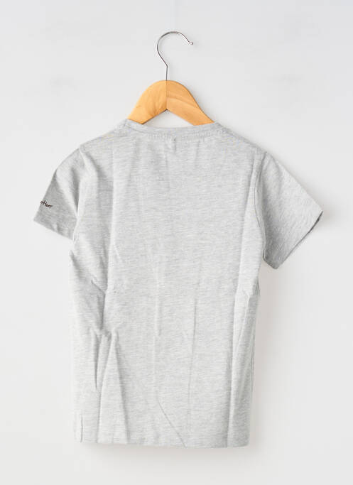 T-shirt gris MA LOCOMOTION garçon