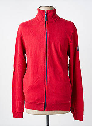 Veste casual poignets poignets élastiqués rouge TIMEZONE homme