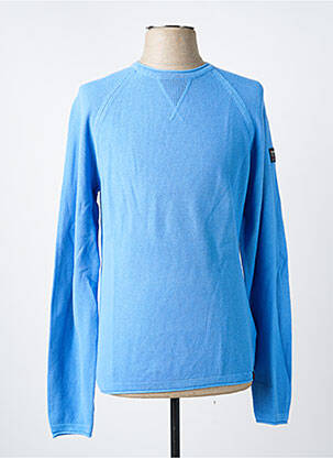 Pull bleu TIMEZONE homme