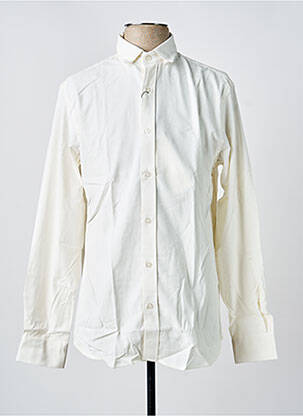 Chemise manches longues coupe cintrée beige SELECTED homme