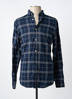 Chemise manches longues bleu SELECTED homme