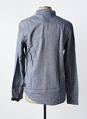 Chemise manches longues gris TIMEZONE homme