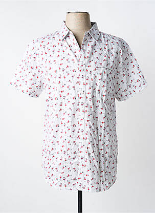 Chemise manches courtes gris TIMEZONE homme