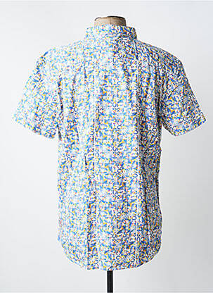 Chemise manches courtes bleu TIMEZONE homme