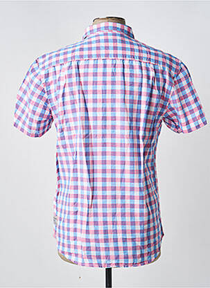 Chemise manches courtes rose TIMEZONE homme