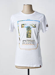 T-shirt blanc TIMEZONE homme