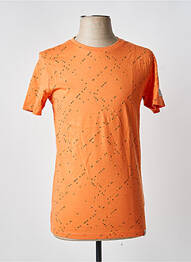 T-shirt orange TIMEZONE homme