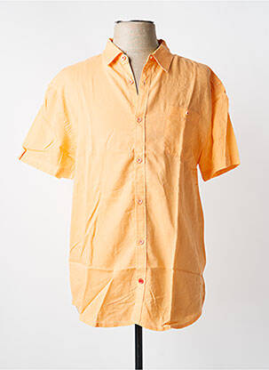 Chemise manches courtes orange TIMEZONE homme