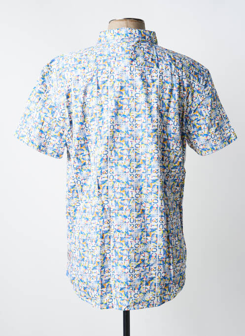 Chemise manches courtes bleu TIMEZONE homme