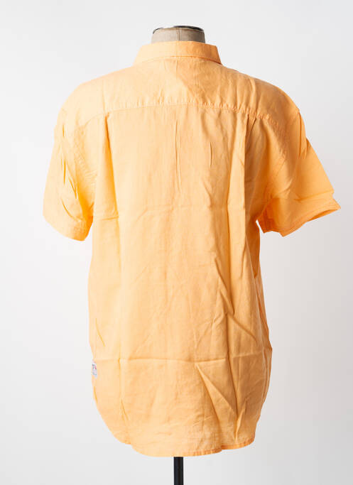 Chemise manches courtes orange TIMEZONE homme