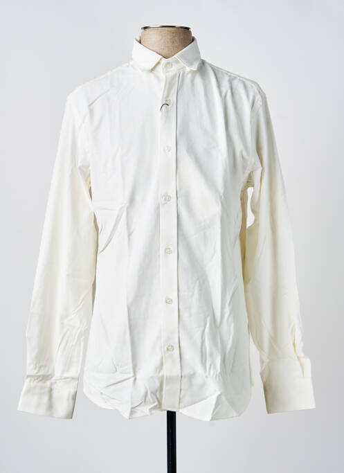 Chemise manches longues beige SELECTED homme