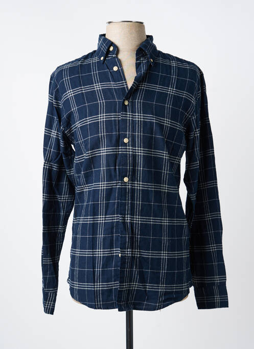 Chemise manches longues bleu SELECTED homme