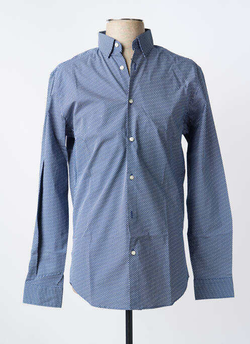 Chemise manches longues bleu SELECTED homme