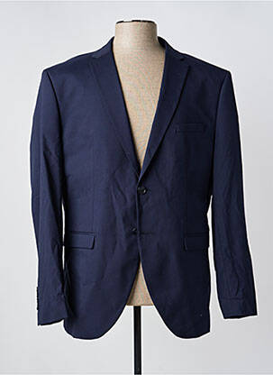 Veste chic coupe cintrée bleu TEDDY SMITH homme