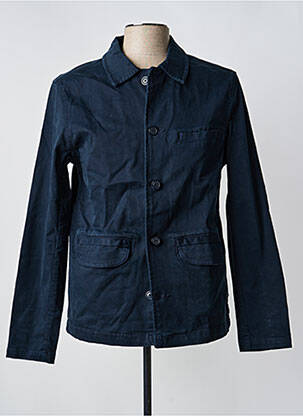 Veste casual fermeture boutonnée sur le devant bleu SELECTED homme