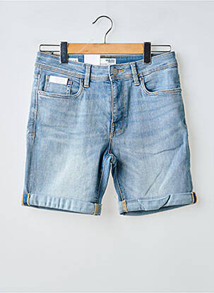 Short fermeture zippée sous rabat boutonné taille normale bleu SELECTED homme