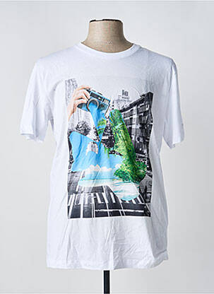 T-shirt blanc SELECTED homme