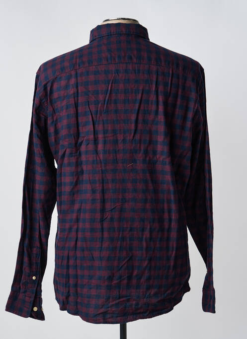 Chemise manches longues poignets boutonnés bleu SELECTED homme