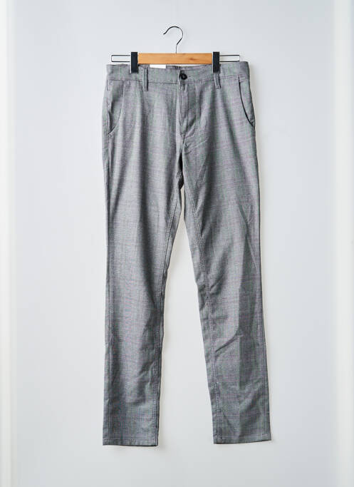 Pantalon chino poches taille normale gris SELECTED homme