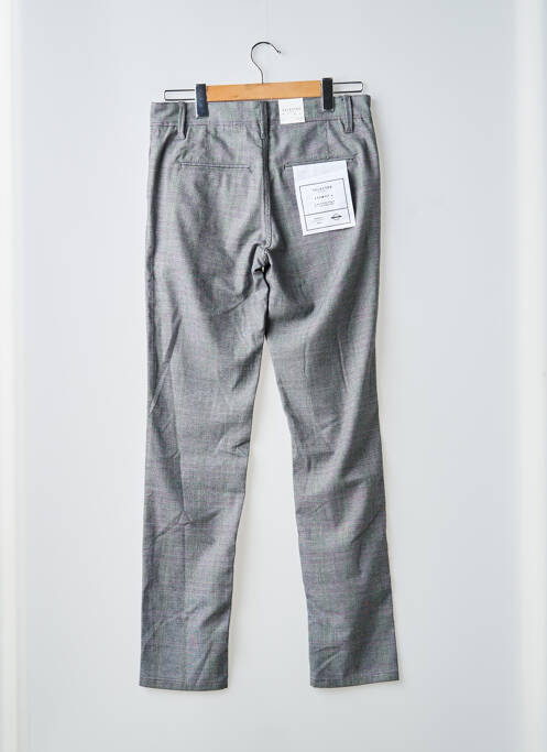 Pantalon chino poches taille normale gris SELECTED homme