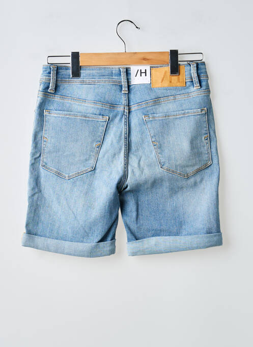 Short fermeture zippée sous rabat boutonné taille normale bleu SELECTED homme
