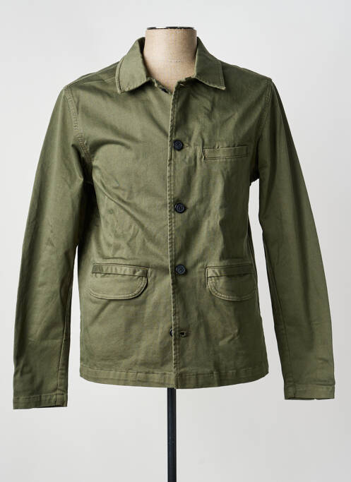 Veste casual fermeture boutonnée sur le devant vert SELECTED homme