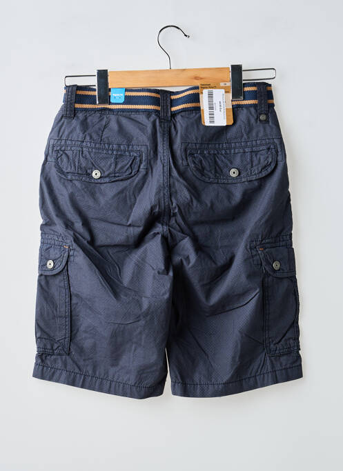 Short fermeture zippée sous rabat boutonné taille normale bleu TIMEZONE homme