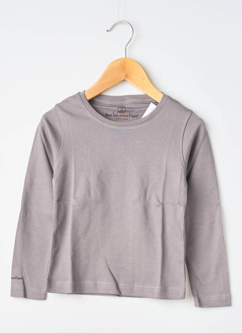T-shirt gris MA LOCOMOTION garçon