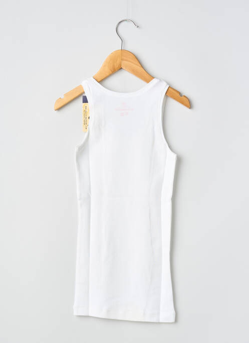 Débardeur blanc MA LOCOMOTION fille