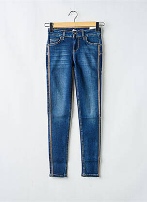 Jeans skinny tissage brut taille normale bleu LIU JO femme