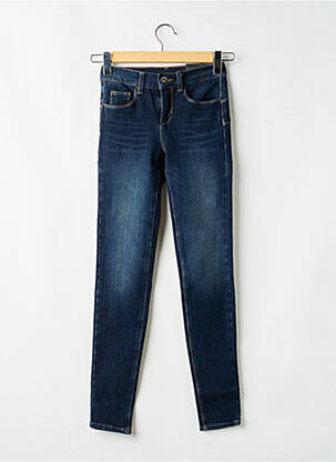 Jeans coupe slim tissage brut taille normale bleu LIU JO femme
