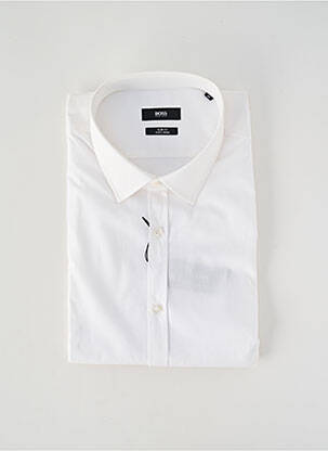 Chemise manches longues blanc HUGO BOSS homme