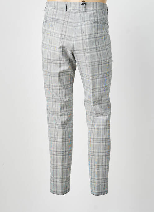 Pantalon chino fermeture zippée sous rabat avec crochet taille normale gris STRELLSON homme