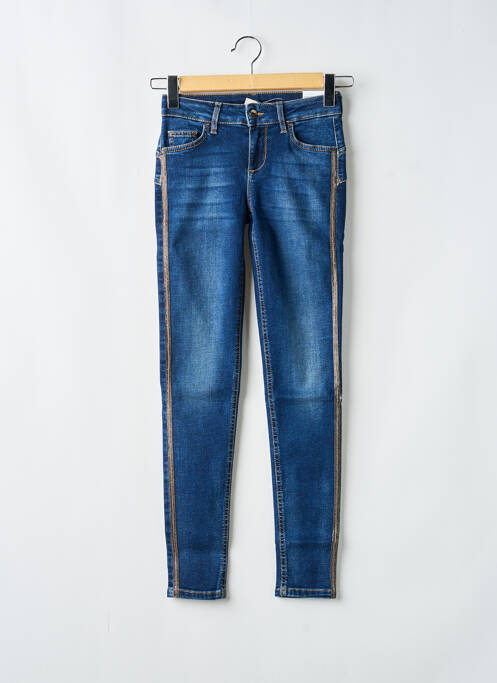Jeans skinny tissage brut taille normale bleu LIU JO femme