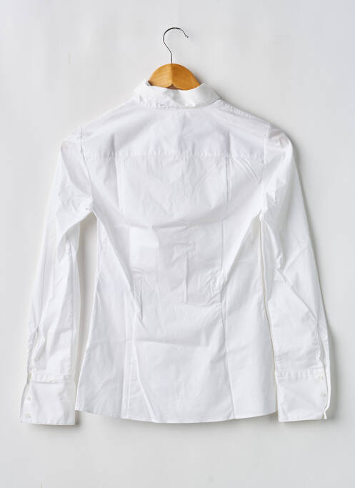 Chemise manches longues poignets boutonnés blanc HUGO BOSS homme