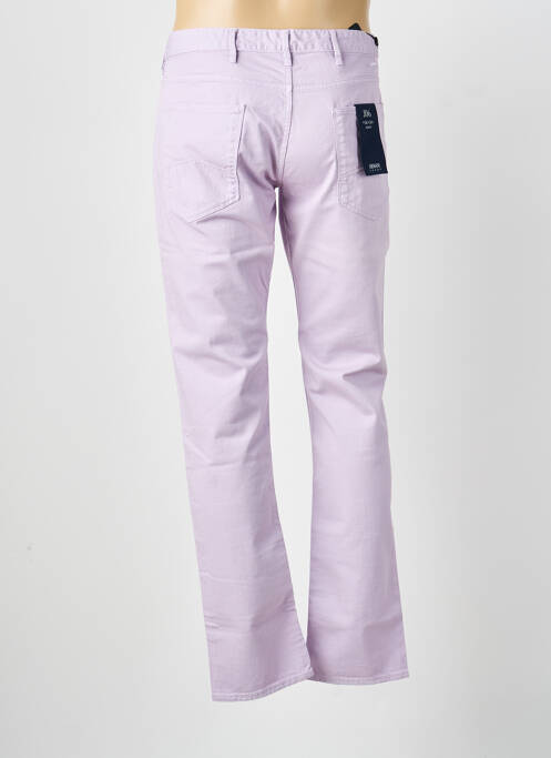 Jeans coupe droite tissage brut taille normale violet ARMANI homme