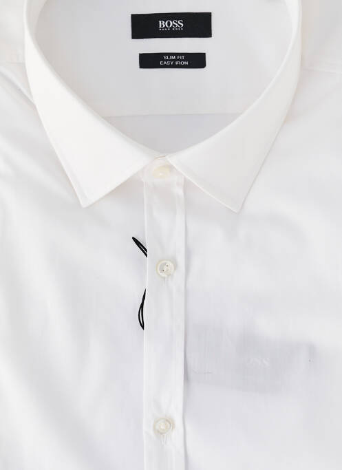 Chemise manches longues blanc HUGO BOSS homme