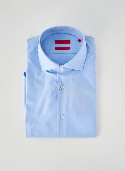 Chemise manches longues bleu HUGO BOSS homme