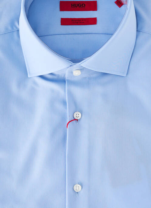 Chemise manches longues bleu HUGO BOSS homme