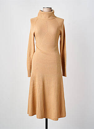 Robe longue manches longues manches longues beige MARC CAIN femme