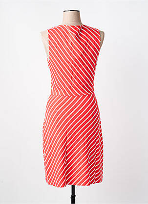 Robe mi-longue sans manche sans manche rouge ARMANI femme