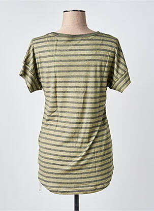 T-shirt sérigraphie manches courtes vert MARC CAIN femme