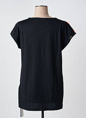 Top tissage crêpe manches courtes gris MARC CAIN femme