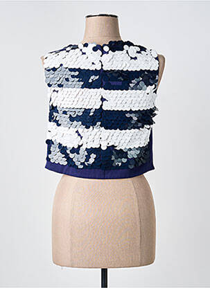 Top sans manche sans manche bleu MARC CAIN femme