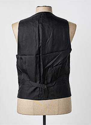 Gilet sans manche tissage chiné noir STRELLSON homme