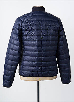 Doudoune manches longues sans capuche bleu ARMANI homme