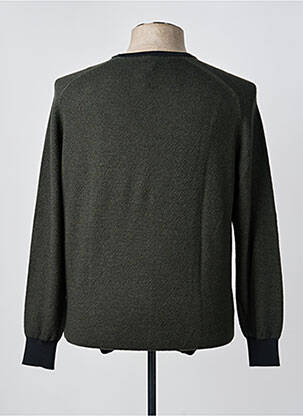 Pull maille souple et aérée manches longues gris HUGO BOSS homme