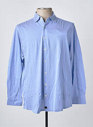 Chemise manches longues coupe droite bleu STRELLSON homme