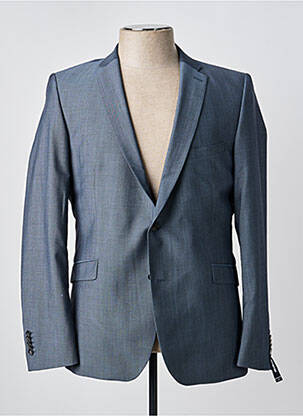 Blazer tissage chiné bleu STRELLSON homme